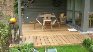 Miniature Terrasse et circulation en IPE