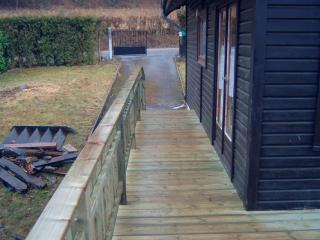 Miniature Terrasse suspendue sur chalet