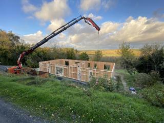 Miniature Montage Maisson Ossature Bois- Fayssac