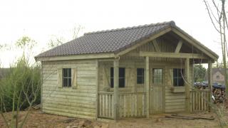 Miniature Abri 5mx4m Toiture tuile