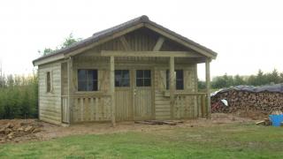 Miniature Abri 5mx4m Toiture tuile